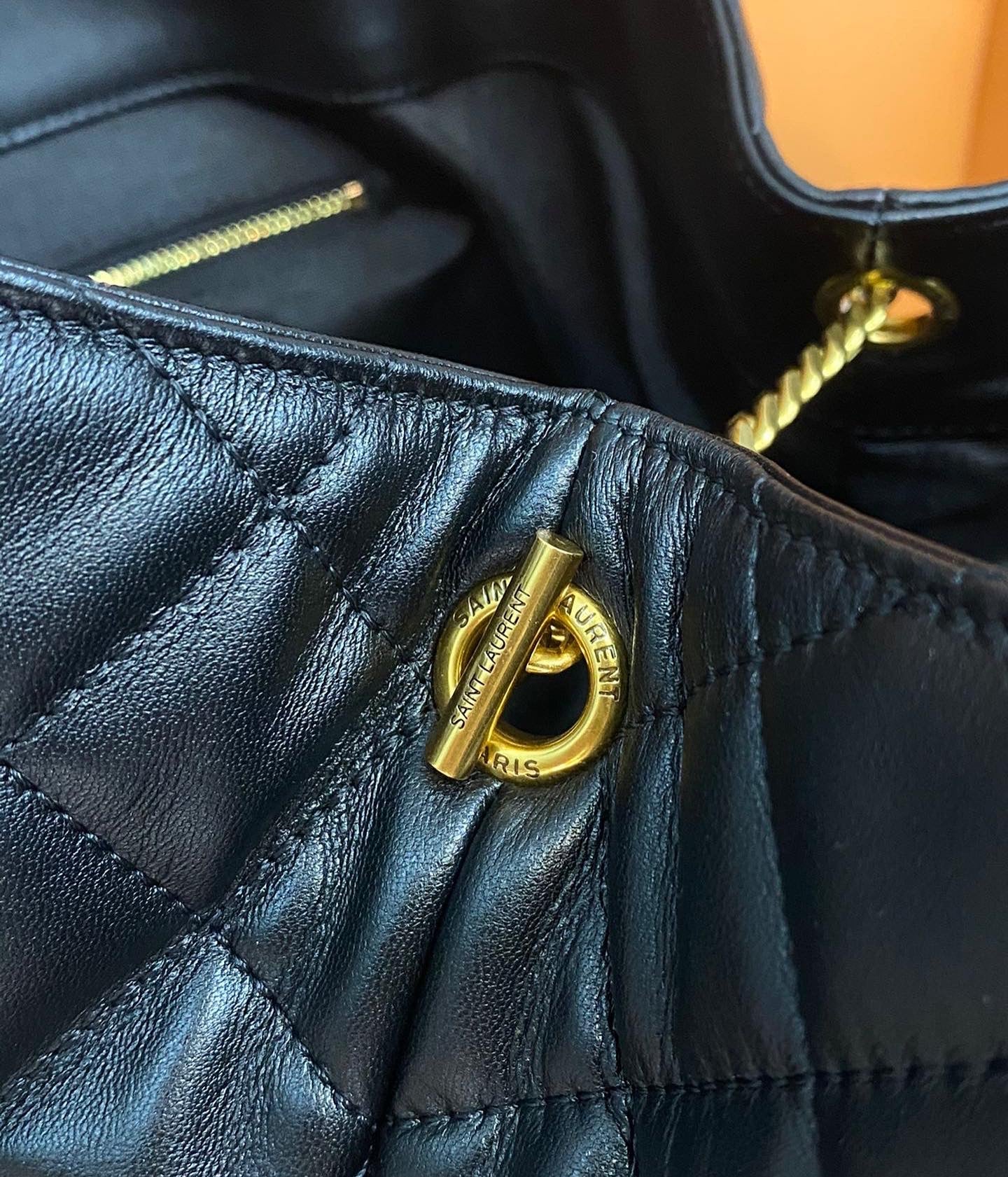 SAINT LAURENT Icare extra large embellished quilted leather tote
