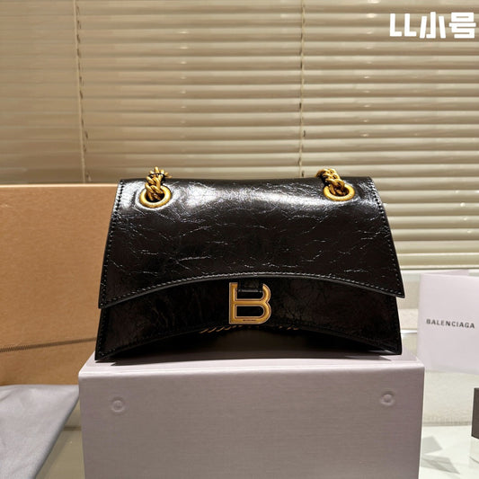 Balenciaga BB CRUSH double chain quilting Bag