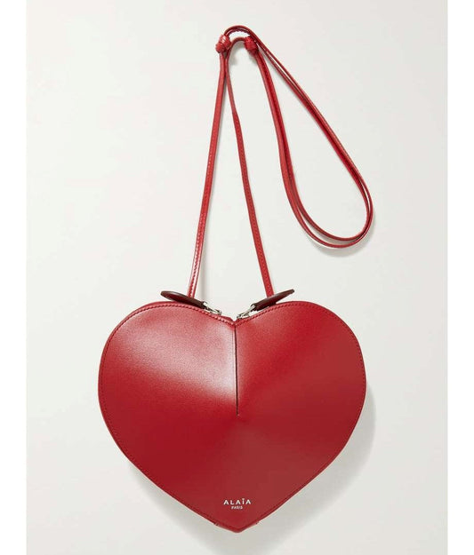 ALAÏA Le Coeur leather shoulder bag
